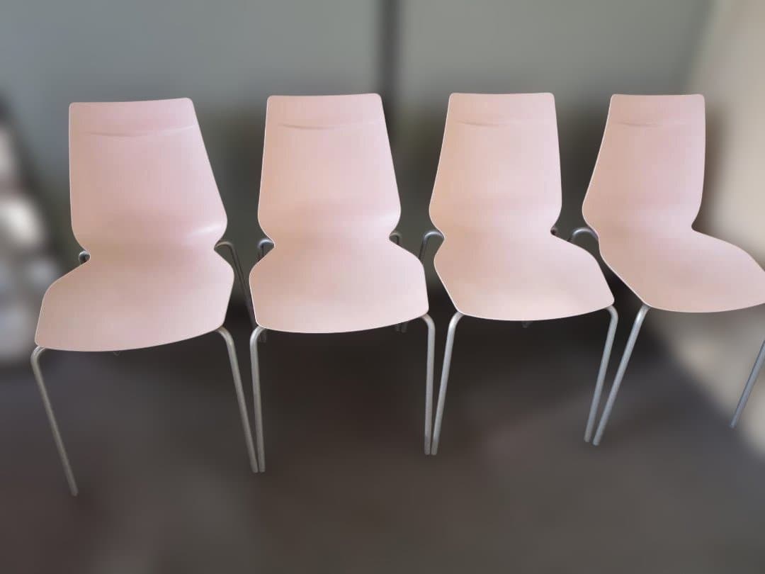 河淳　KAWAJUN　スタッキングチェア　アノアチェア　4脚セット