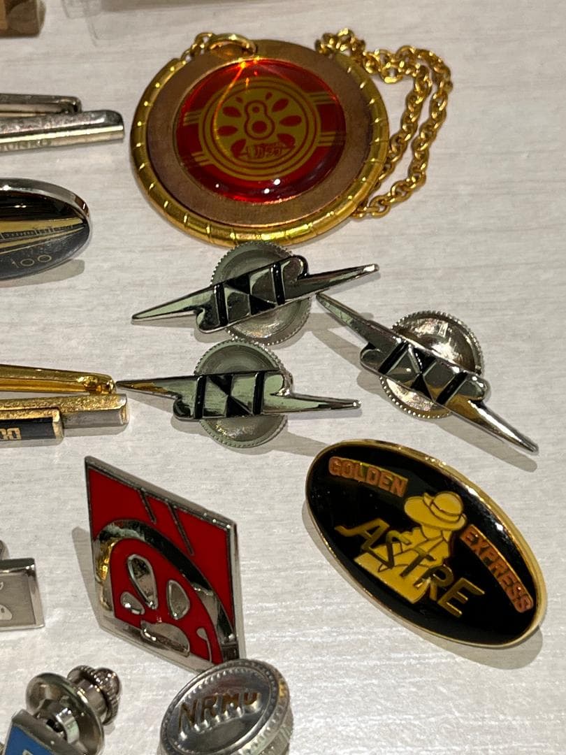 鉄道　功績賞　勤労賞ほかネクタイピンなど