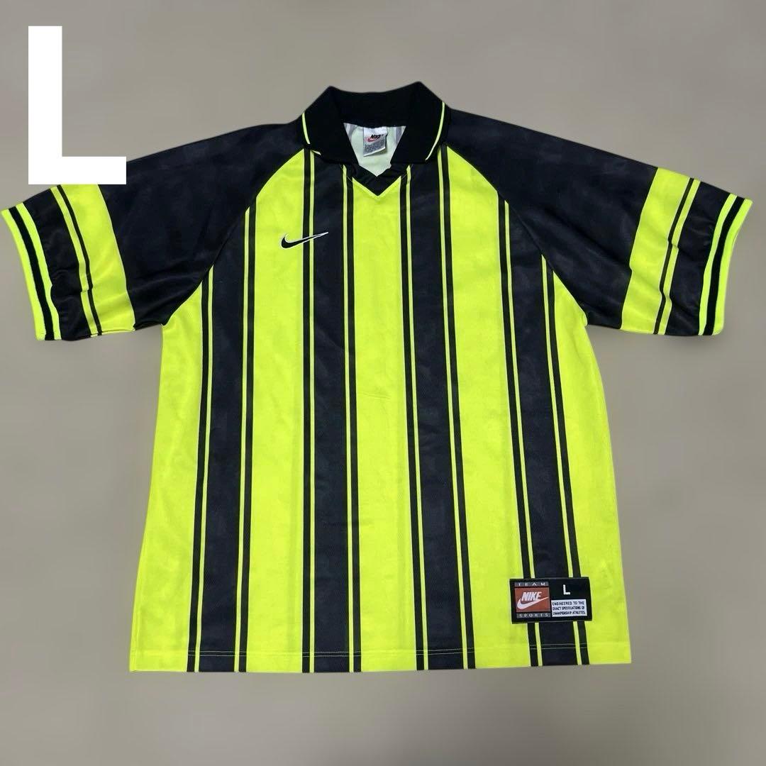 激レア　UK製　NIKE soccer uniform L 90s