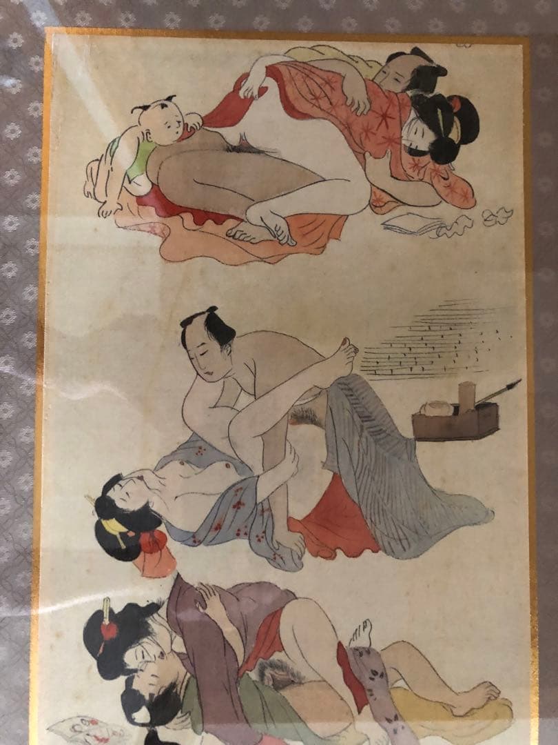 春画 アンティーク 絵画