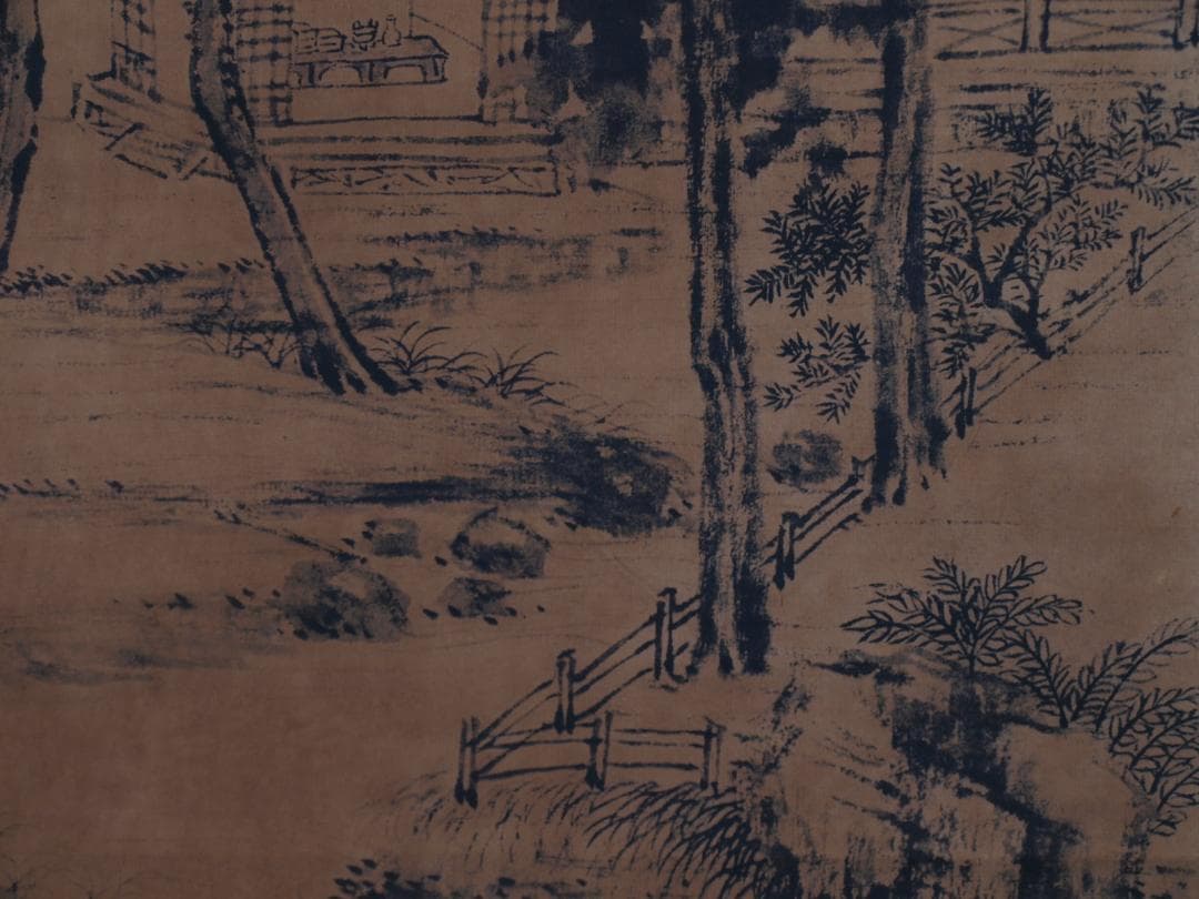 骨董市仕入れ品　中国清時代の肉筆掛軸　激安骨董品 DE761A6-2