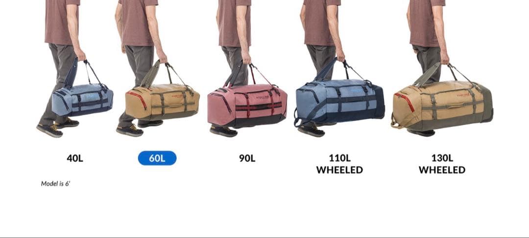 新品★ イーグルクリーク カーゴハウラーダッフル3ウェイ バックパック 60L