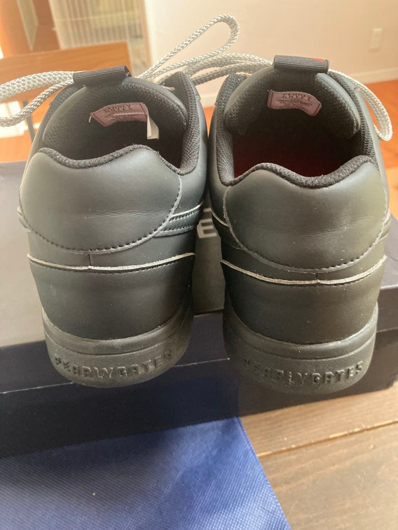 PEARLY GATES ブラック スパイクシューズ 25.5cm