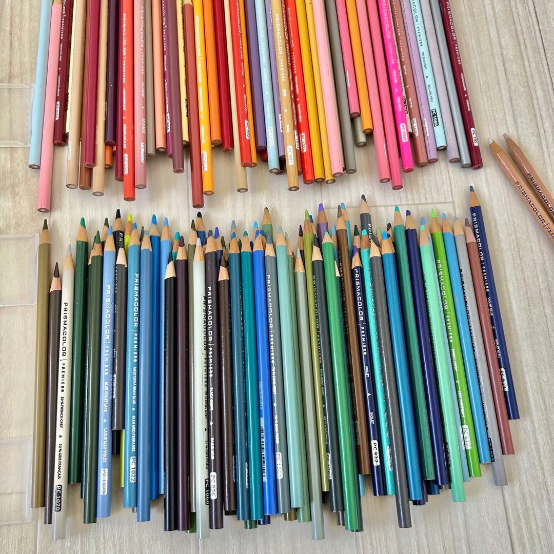プリズマカラー プレミア 色鉛筆 156本＋カラーレスブレンダー2本 大量セット