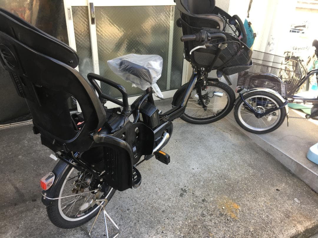 地域限定送料無料　アンジェリーノプティット　12,8AH　黒　神戸市　電動自転車