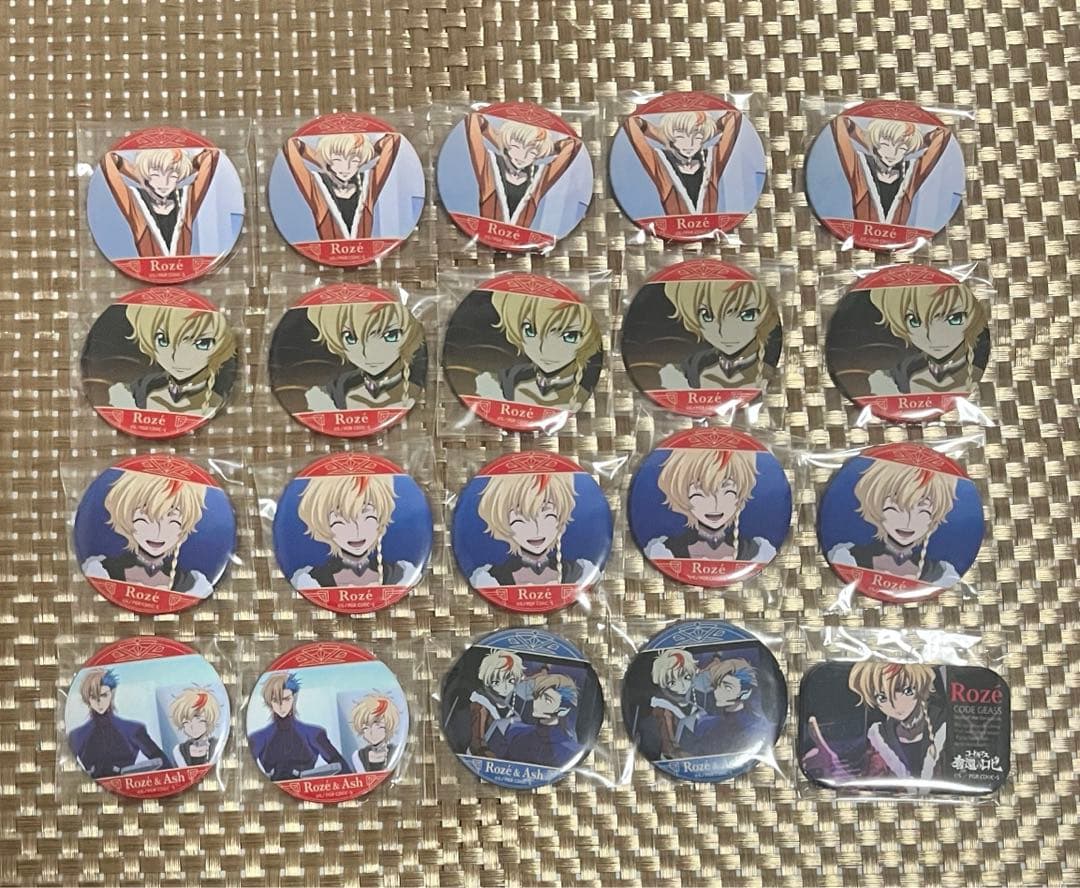奪還のロゼ　缶バッジ　20個