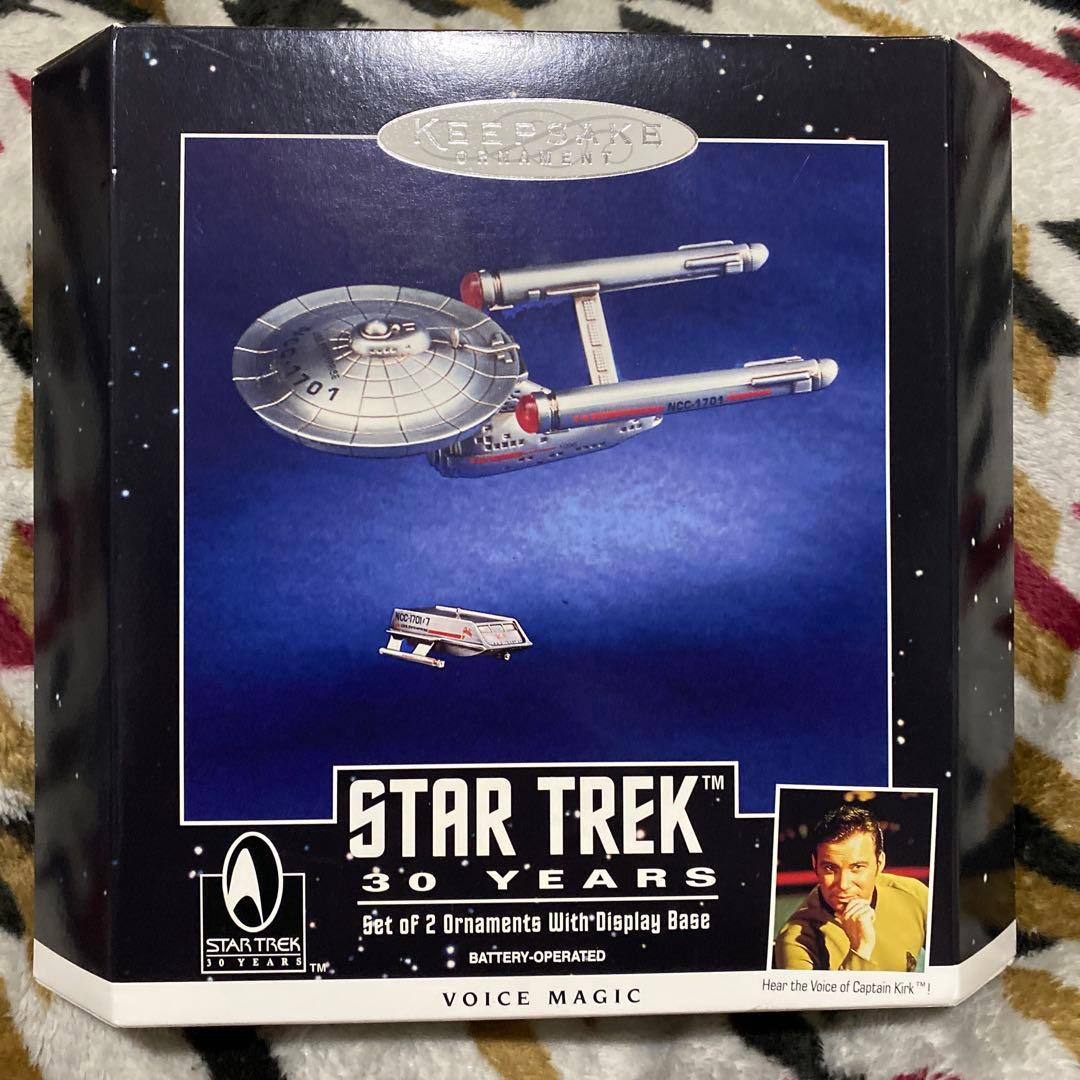 Hallmark スタートレック 記念オーナメント エンタープライズとシャトル