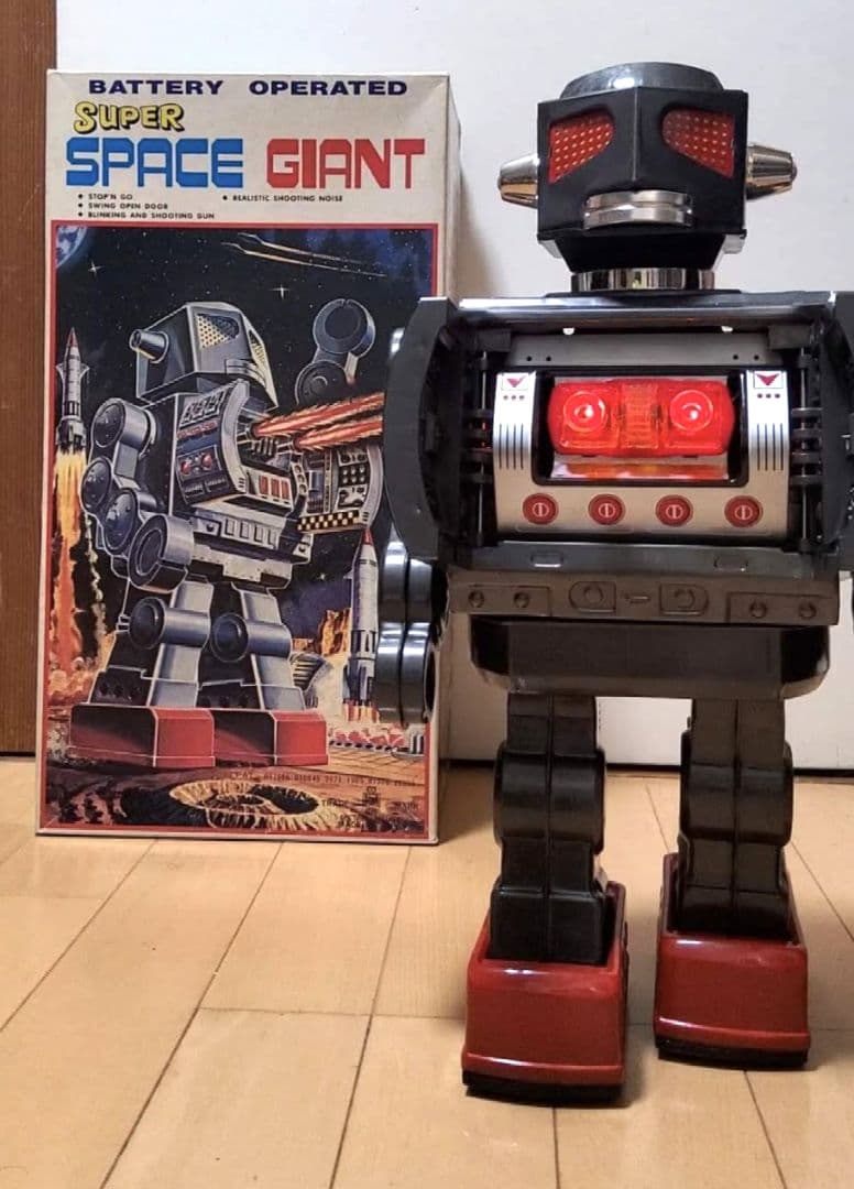 メタルハウス　スーパースペースジャイアント　ブリキ　ロボット