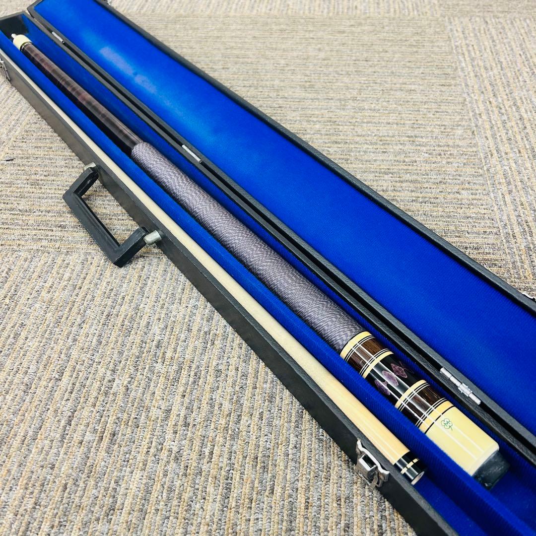 McDermott マクダーモット ビリヤードキュー USA製 ウッドインレイ