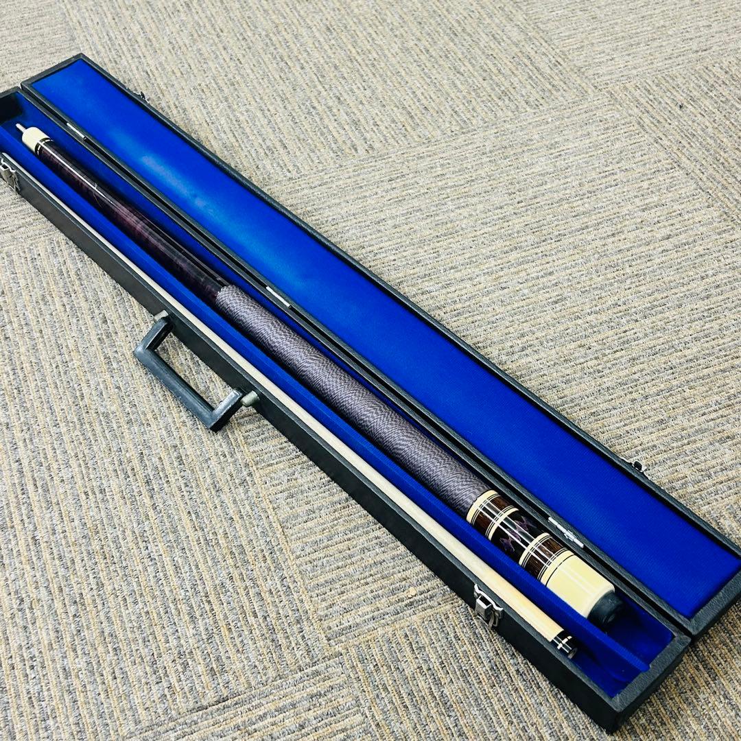 McDermott マクダーモット ビリヤードキュー USA製 ウッドインレイ