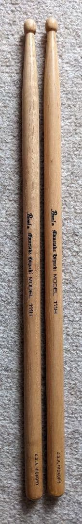ドラムスティック　樋口宗孝モデル　Pearl 111H