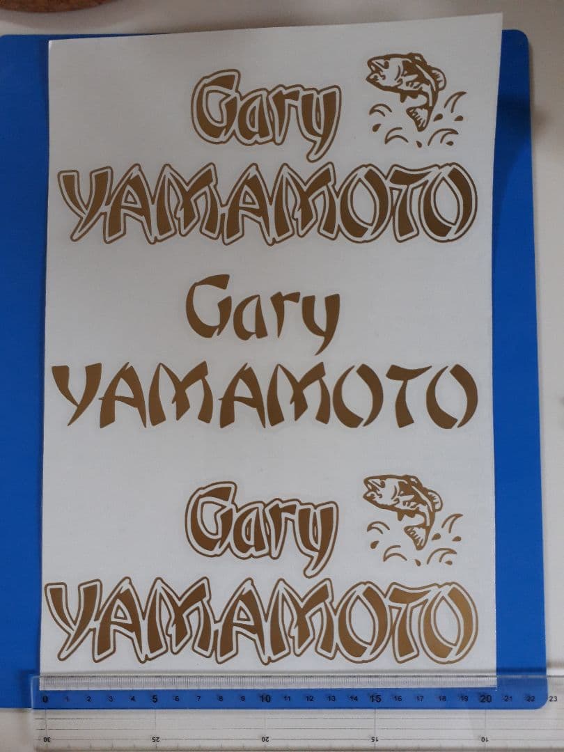 カッティングステッカー　オーダー見本