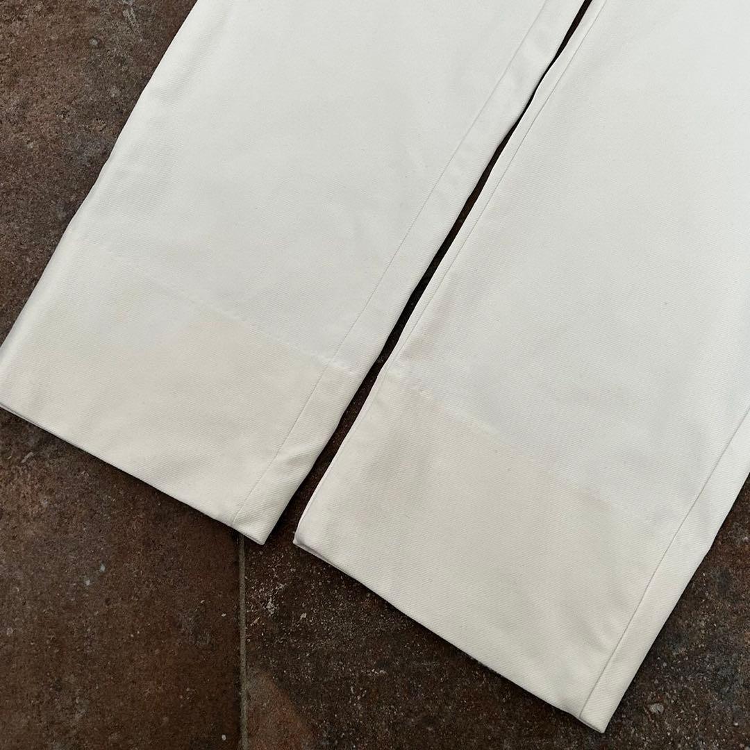 BRIEFING ブリーフィング　ゴルフパンツ　ストレッチ　メンズ　白 M ロゴ