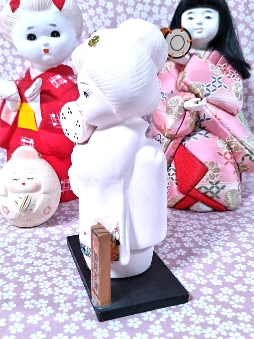 博多人形・木目込み人形・土鈴 まとめ売り 4点 日本伝統工芸 置物