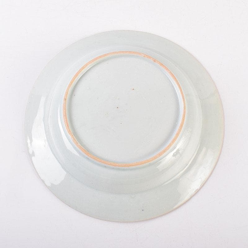 中国　天啓赤絵　花文七寸皿　M　R8969