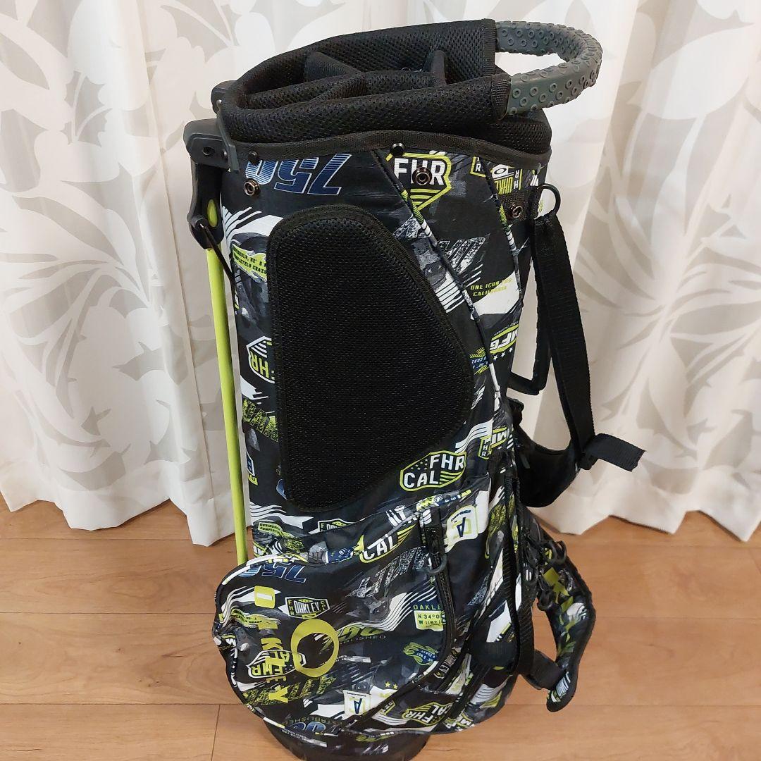 OAKLEY スタンド型キャディバッグ 黒/黄