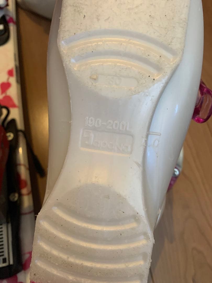 KAZAMA スキー板90&ストック、Hartブーツ19、ビンディングセット