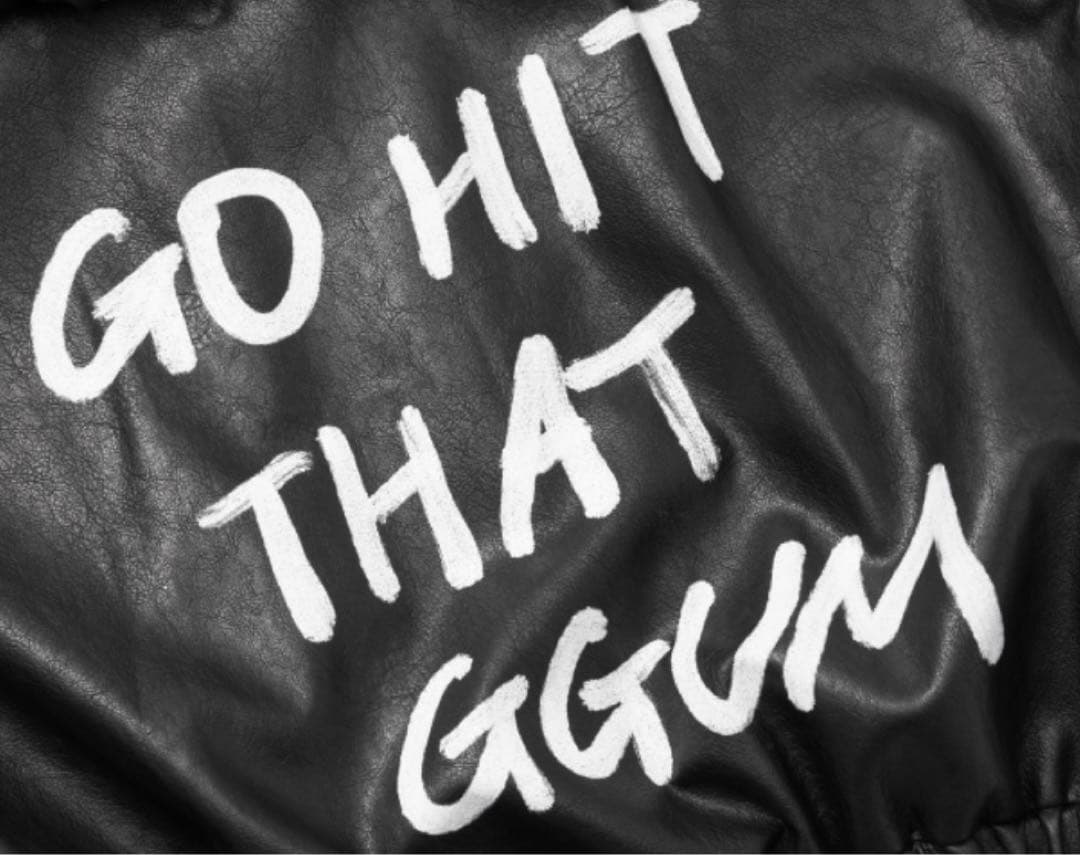 GGUM ×DEINET FRINGE JACKET（BK_F） 特典トレカ付き