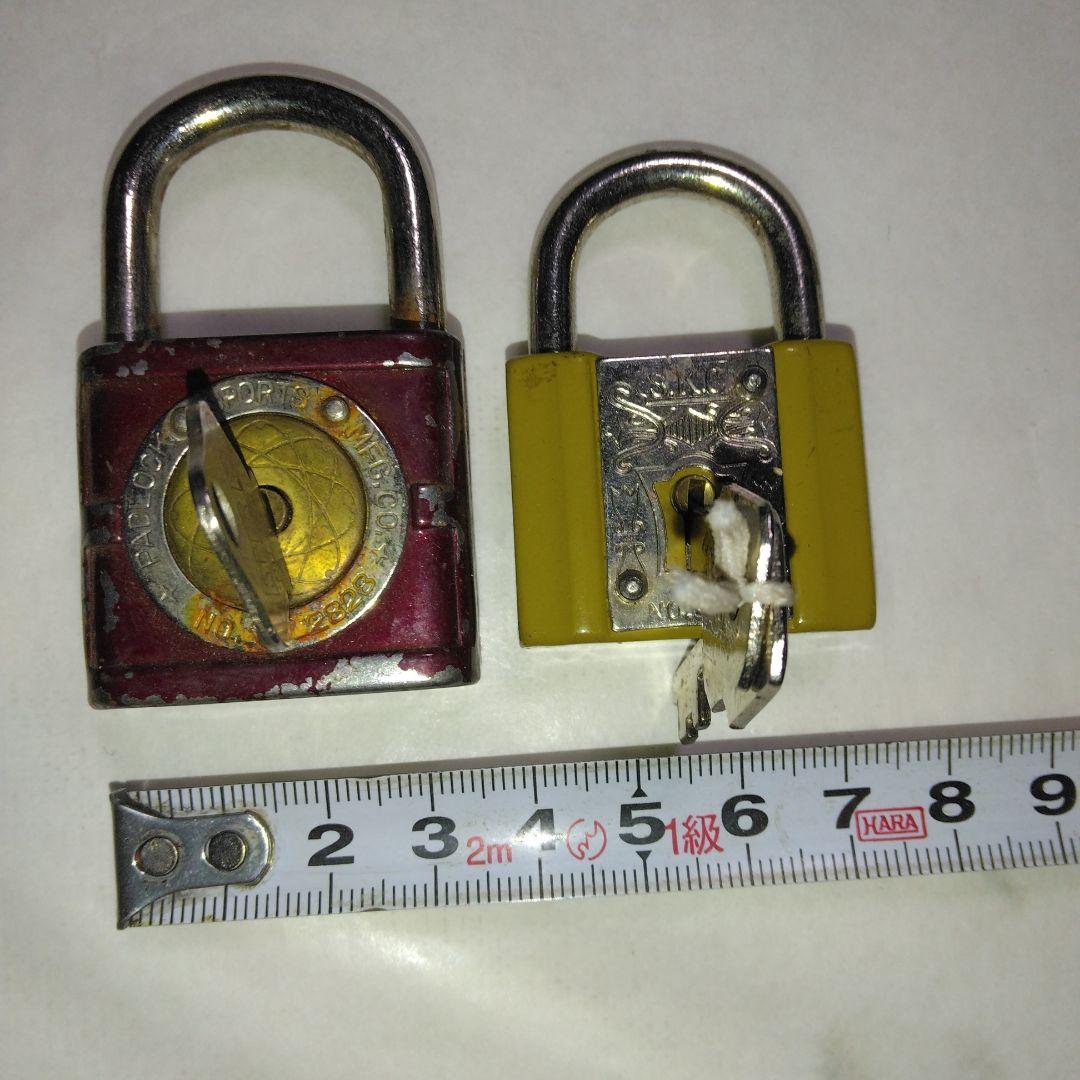 レトロ南京錠セット 　中古品