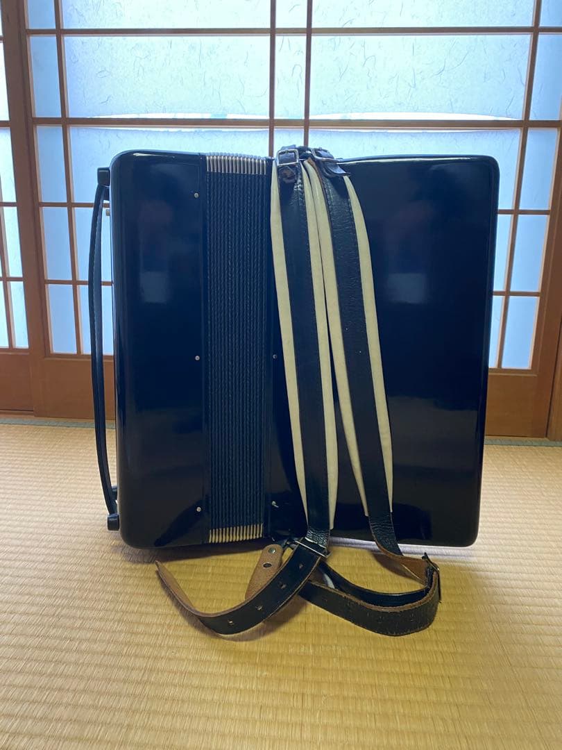 TOMBO トンボ アコーディオン 34鍵 80ベース ケース付き