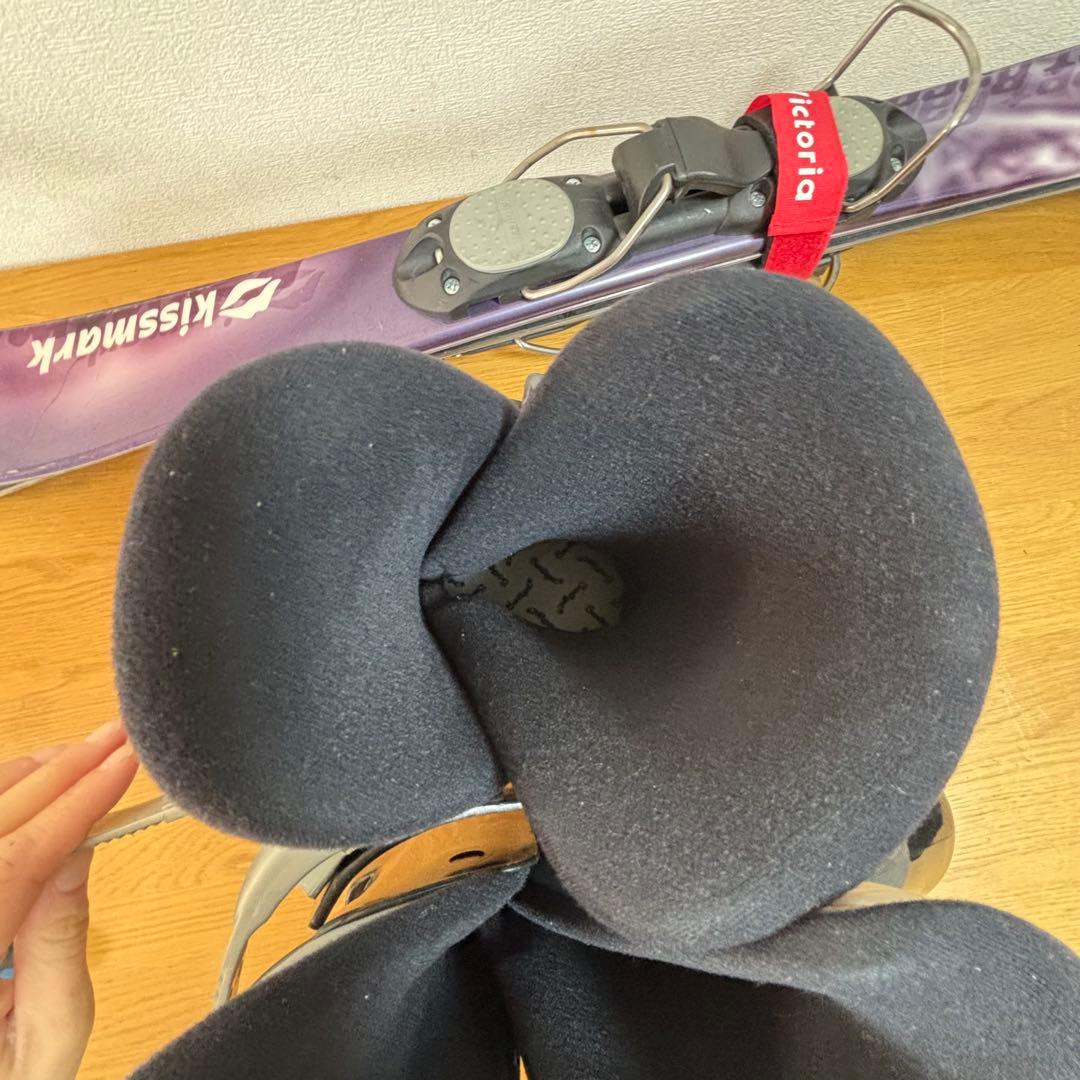 メンズ　ショートスキー　ファンスキーセット　kissmark 28-28.5cm