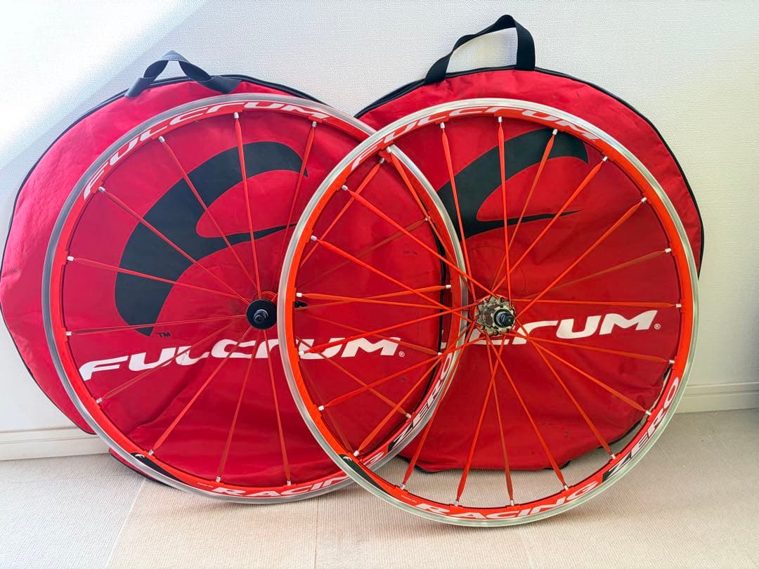 FULCRUM フルクラム　レーシングゼロ　チューブラー　カンパ　レッド