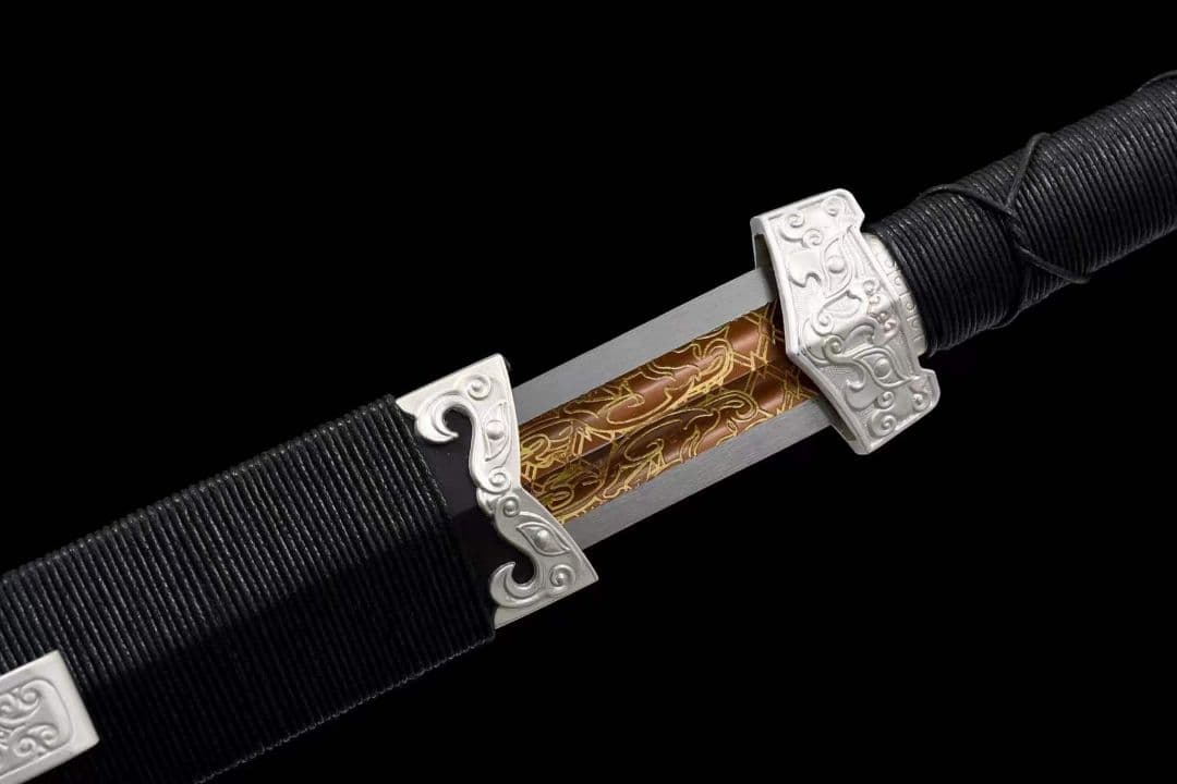 銀の赤壁剣20230560古兵器 武具　刀装具　日本刀　模造刀 居合刀