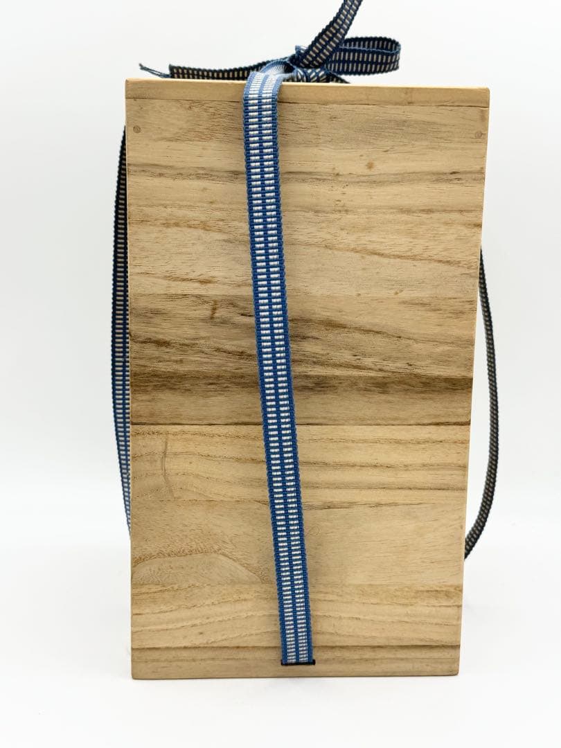 【人間国宝 三代徳田八十吉】花入 青釉壺 九谷焼 共箱・布・栞付き 正彦作 美品