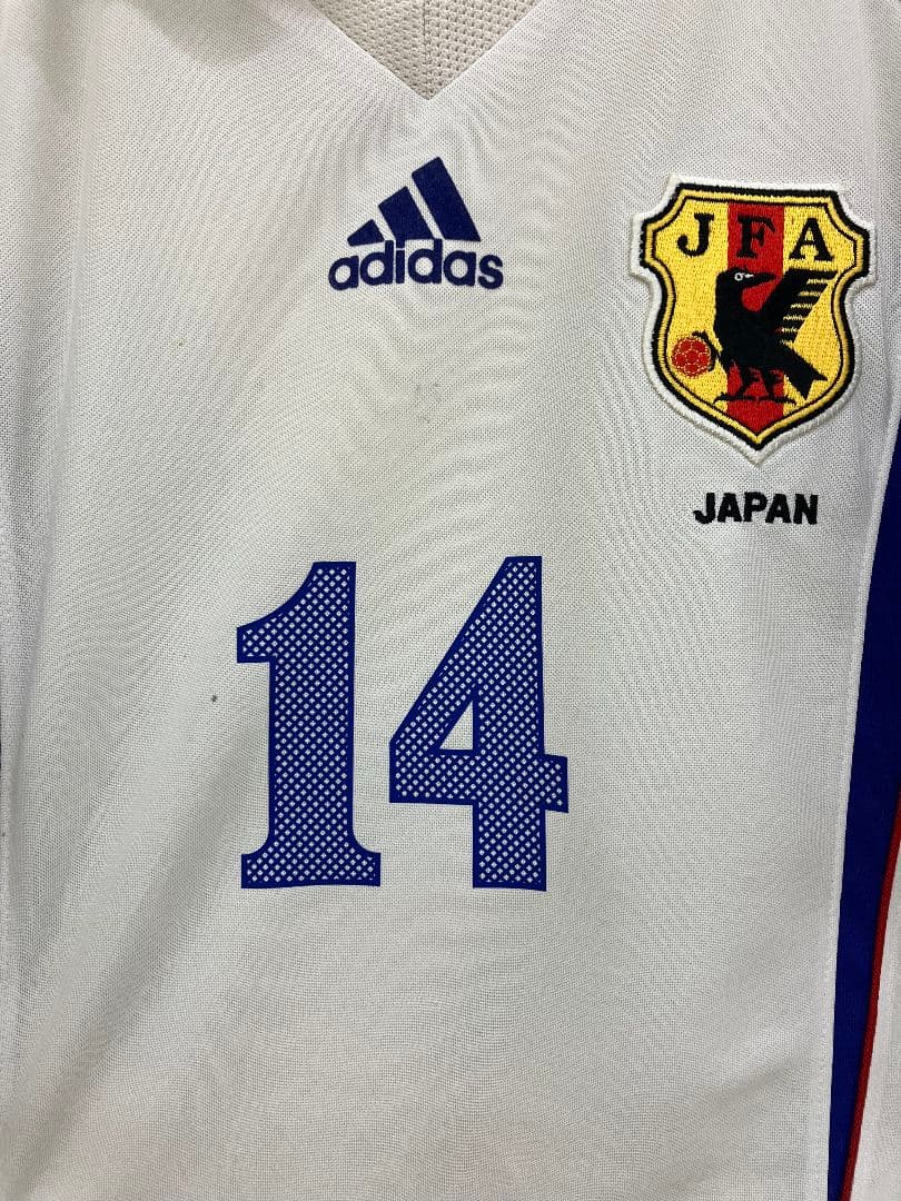 99-00 日本代表　中村俊輔　アディダスオフィシャル　アウェイユニフォーム