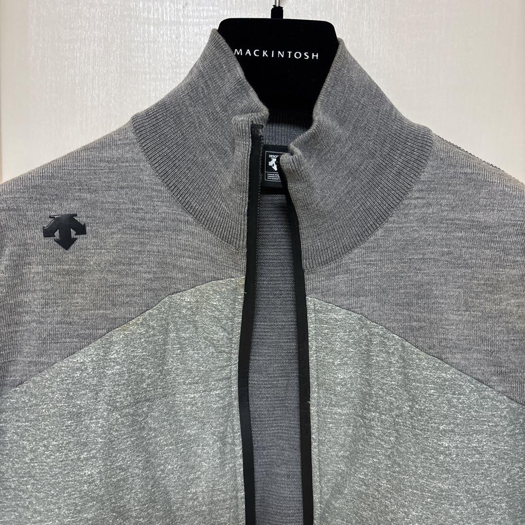 デサントゴルフ フルジップジャケット グレー M