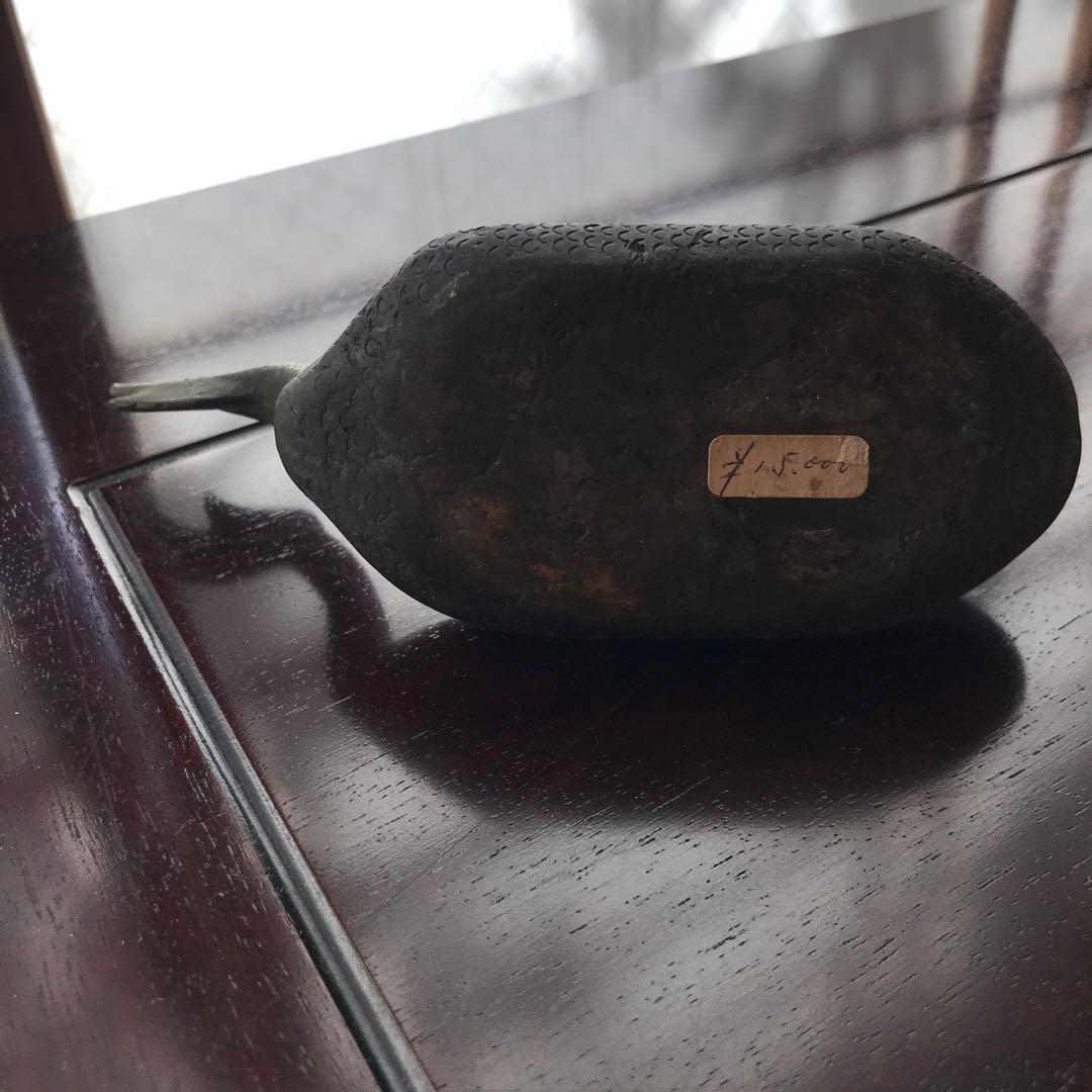 ⚠️注意‼️発送が特定の月末限定品 お早めに配送込　古銅青緑　龍の文鎮　古美術　蔵出