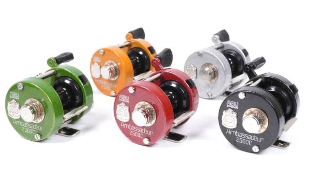 非売品 アブガルシア 100周年 アンバサダー ミニチュア リール 5色セット