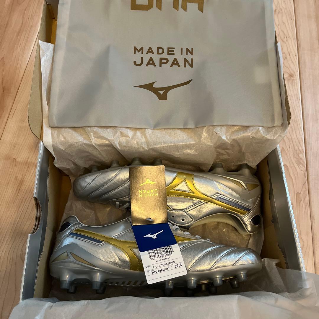 【新品未使用】MORELIA DNA JAPAN プラチナムシルバー 27.5