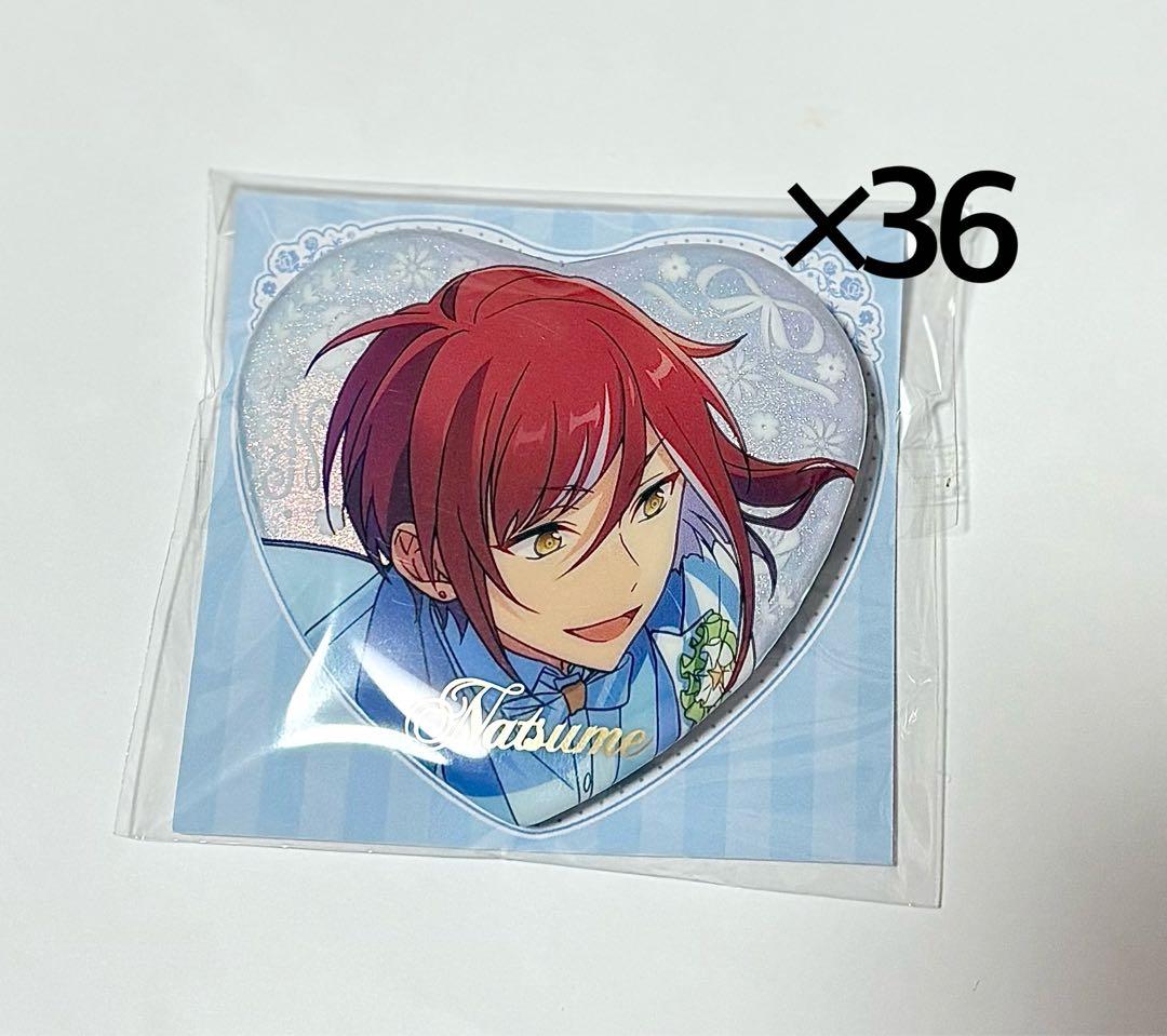 【限定セール】あんスタ 中国 3周年　誓約ハート缶バッジ 逆先夏目　36点