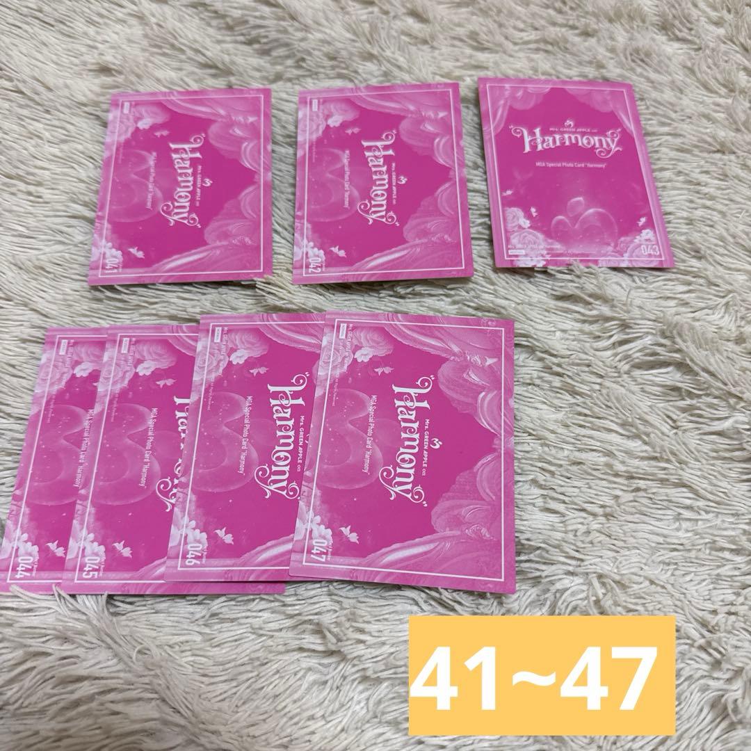 ミセスグリーンアップル Harmony フォトカード コンプリート