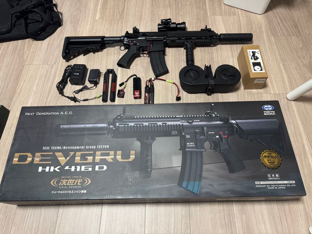 東京マルイ　次世代　HK416 D 電動ガン　カスタム品 超美品　DEVGRU