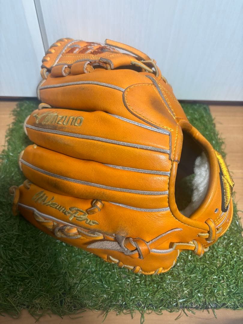 日本製　波賀ジャパン　MM型 宮本慎也　ミズノプロ 内野手　オーダーグラブ