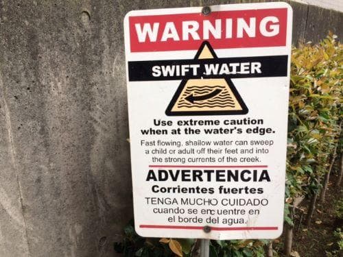 サーフィン ジャンク看板　WARNING　SWIFT