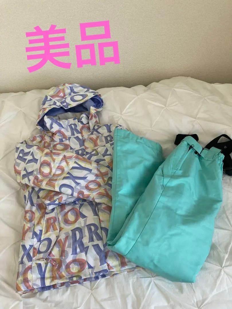 ROXY スノーボードウェア 上下セット 140 150スキーウェア ロキシー