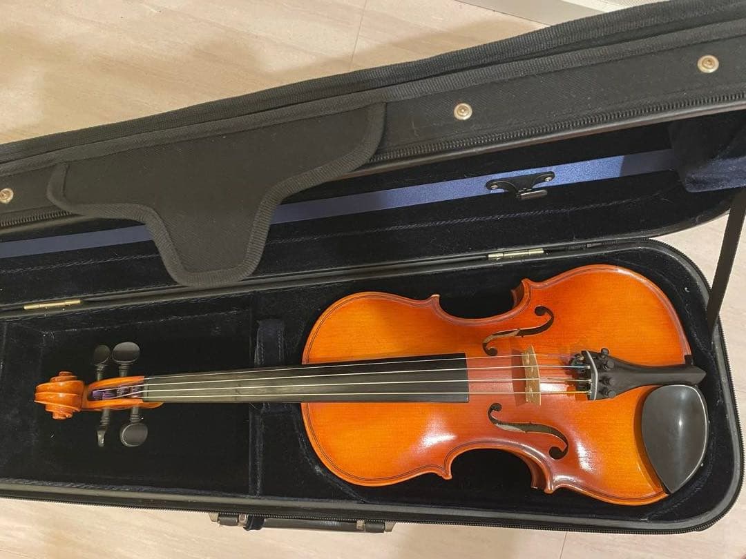 極美品　スズキバイオリン NO.300 1/2サイズ 弓 ケース 付き