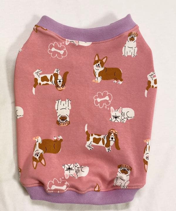 ●犬服●ハンドメイド 胴49 NO.504 フレブル パグ