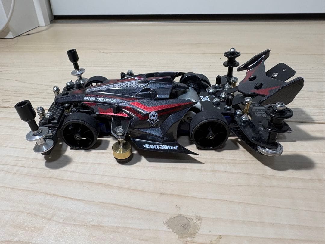 アバンテ　Mk.Ⅲ アズール　VZシャーシ タミヤ　完成品　ミニ四駆　おまけ付き