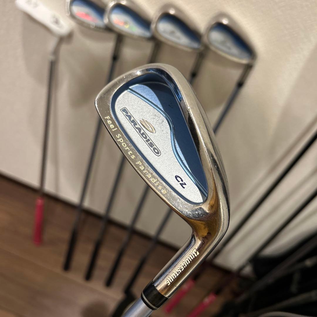 パラディーゾ　レディースL 9本　右利き　ハーフゴルフセット