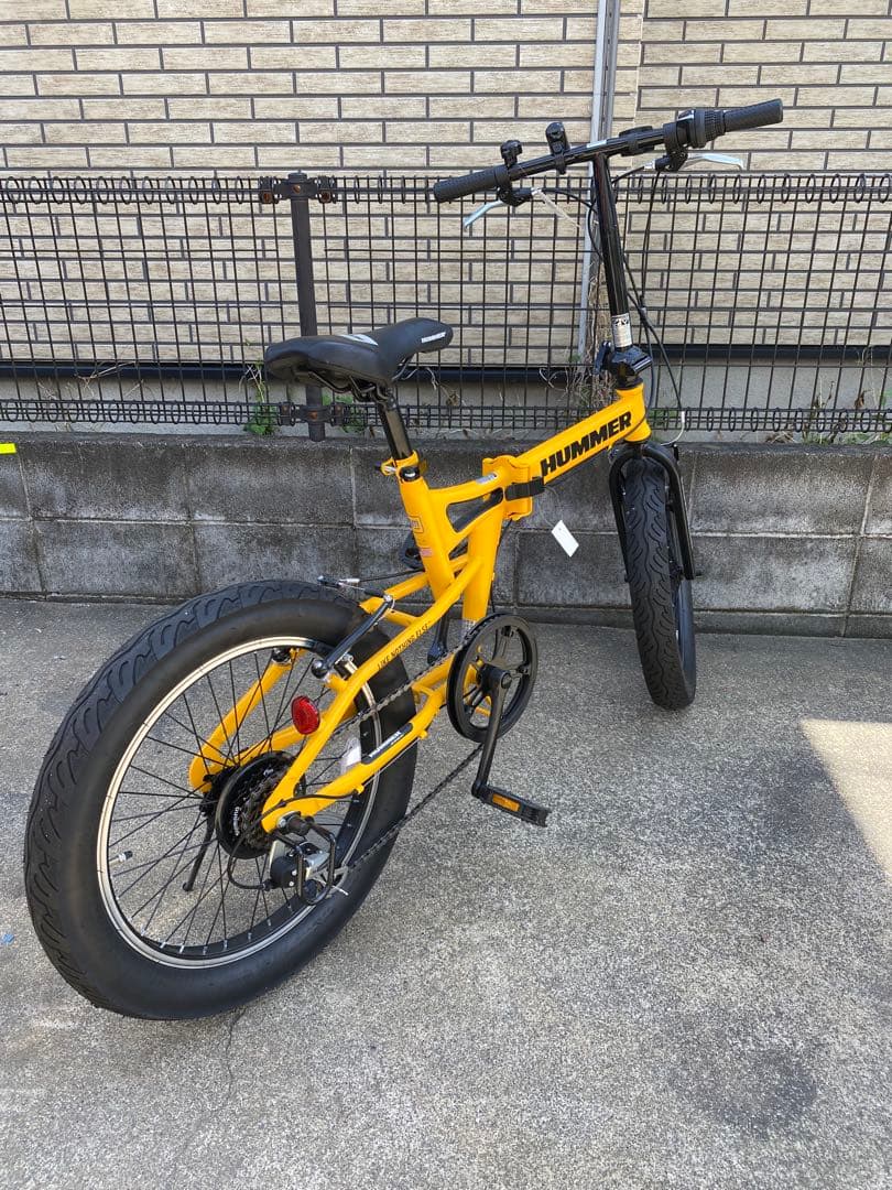 直接引取のみ【美品】HUMMER FDB206FAT-BIKE 20インチ