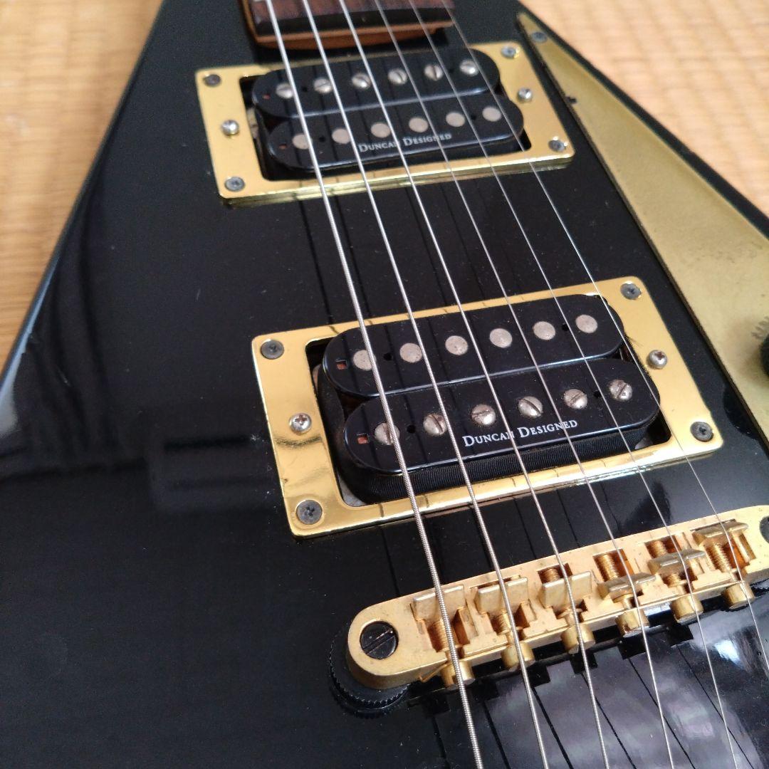 価格交渉ご自由に!変形V　ギター　黒　ブラック