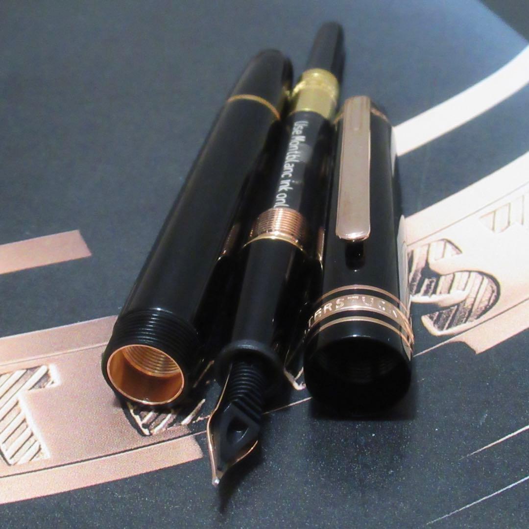 モンブラン 万年筆 145 レッドゴールド 112675