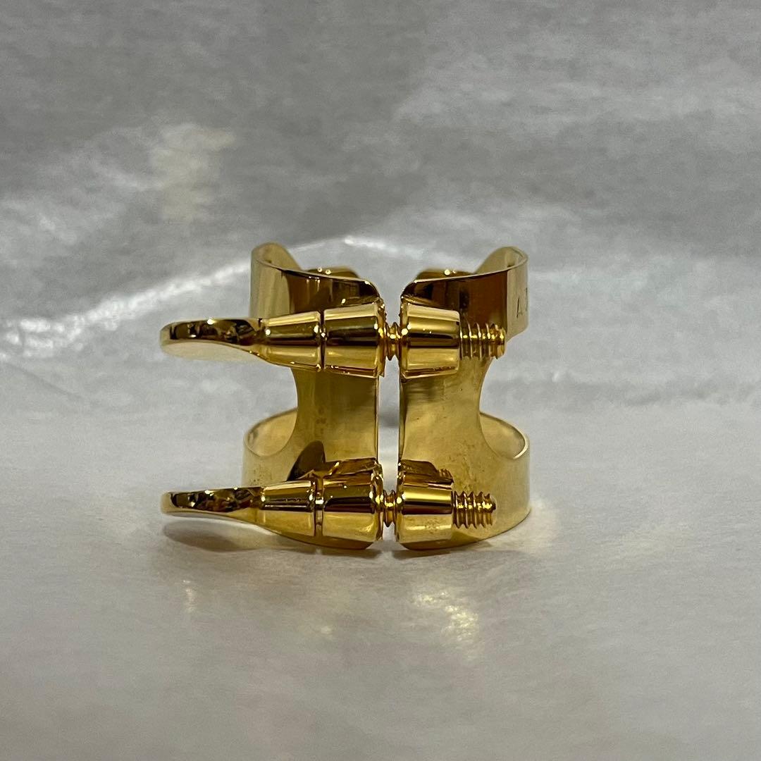 HARRISON ハリソン リガチャー アルトサックス A3 フォルテ 金メッキ