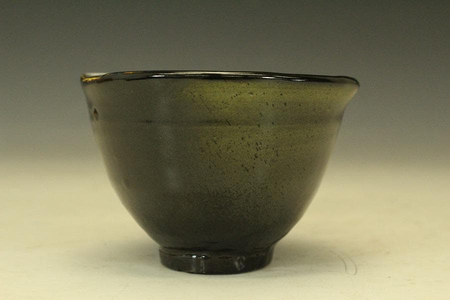 信楽焼 湯呑 冬華 高橋政男 在銘 箱入 無形文化財 未使用(メ1074)