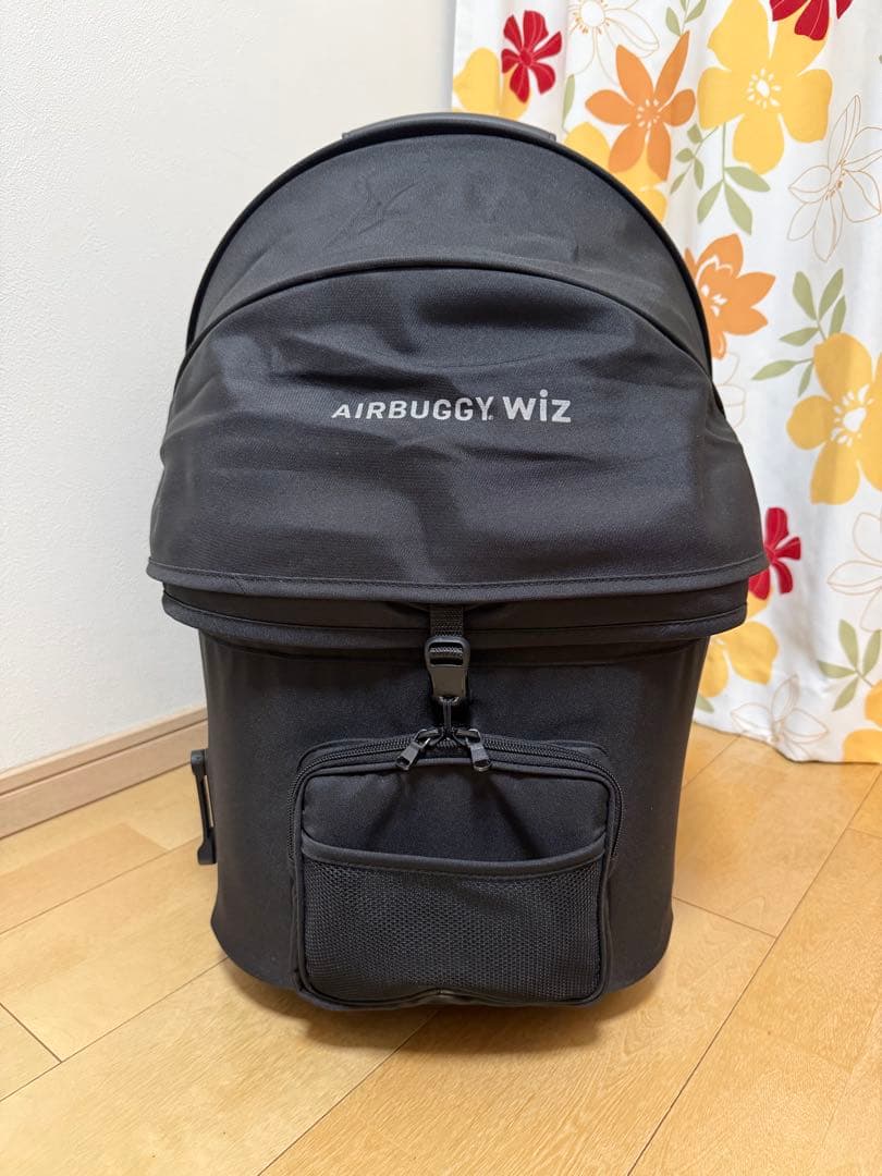 折りたたみペットカート ブラック　AIRBUGGY. wizx