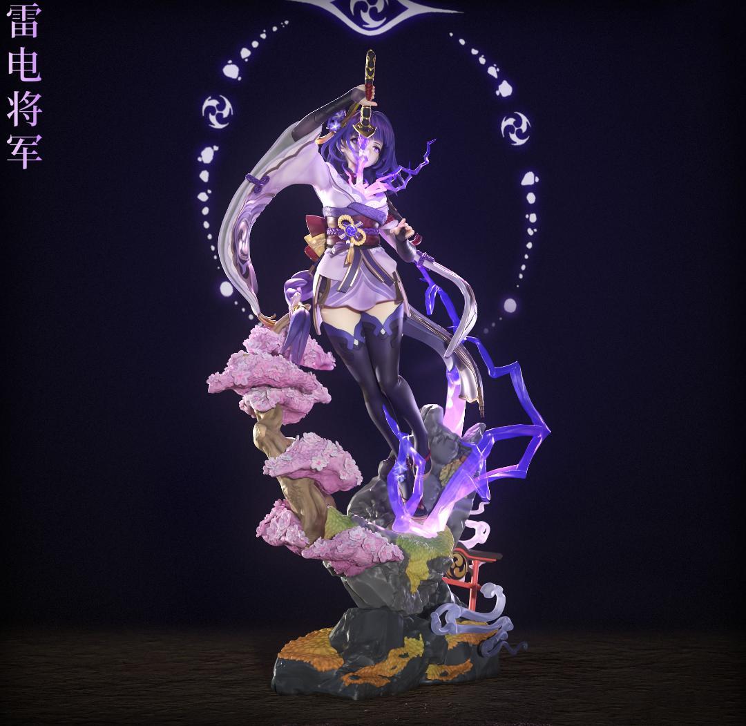 原神 雷電将軍 1/7 未塗装未組立 フィギュア ガレージキット 美少女